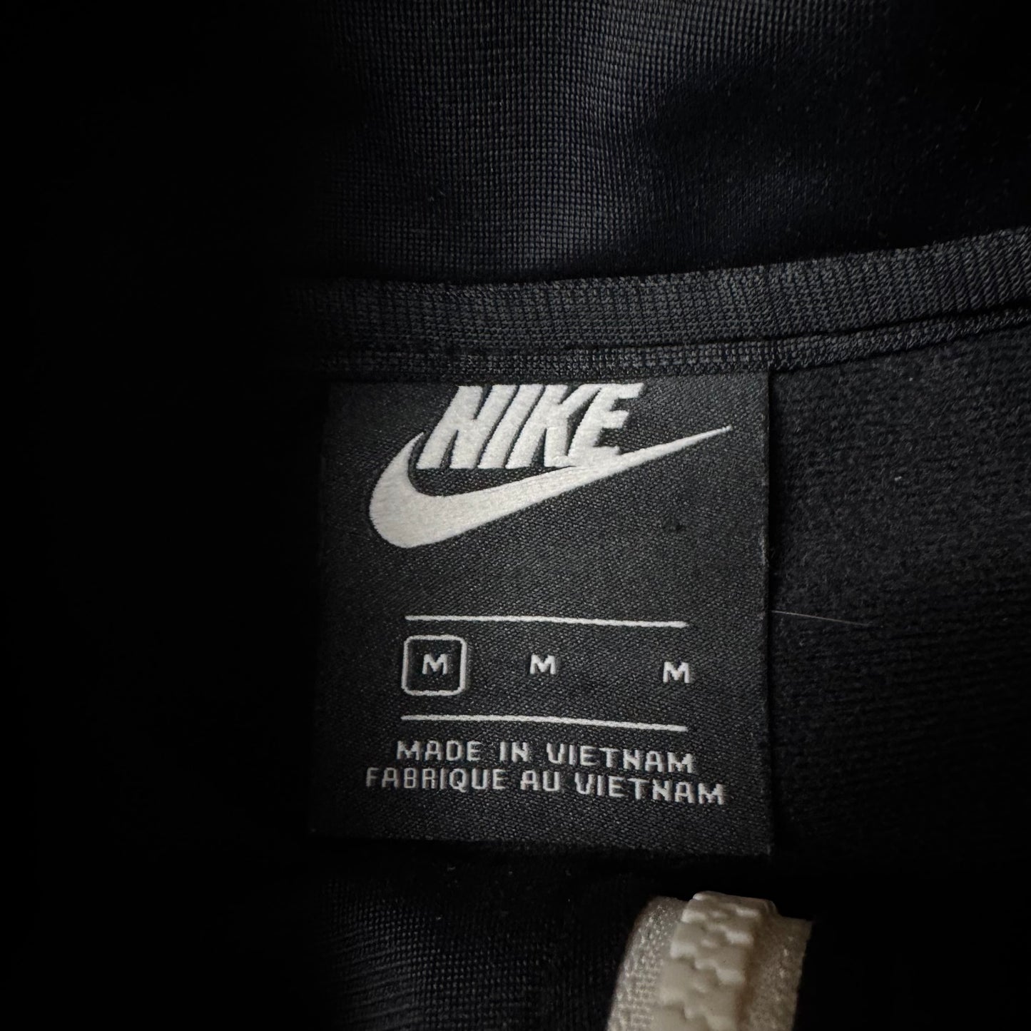 Black Nike Zip Up Hoodie - M