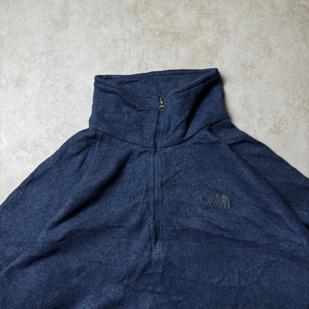 Dark Blue North Face Fleece - Size M