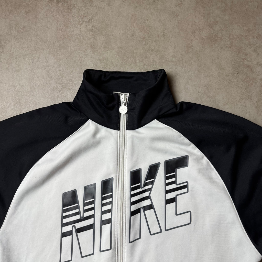 Black and White Zip Up Hoodies - Size L Children's