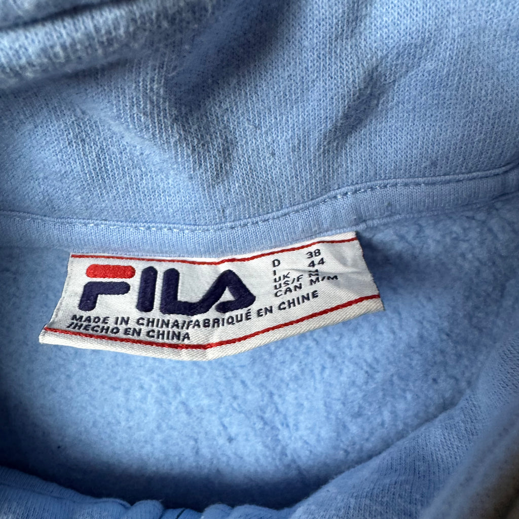 Blue FILA Quarter Zip - Size M