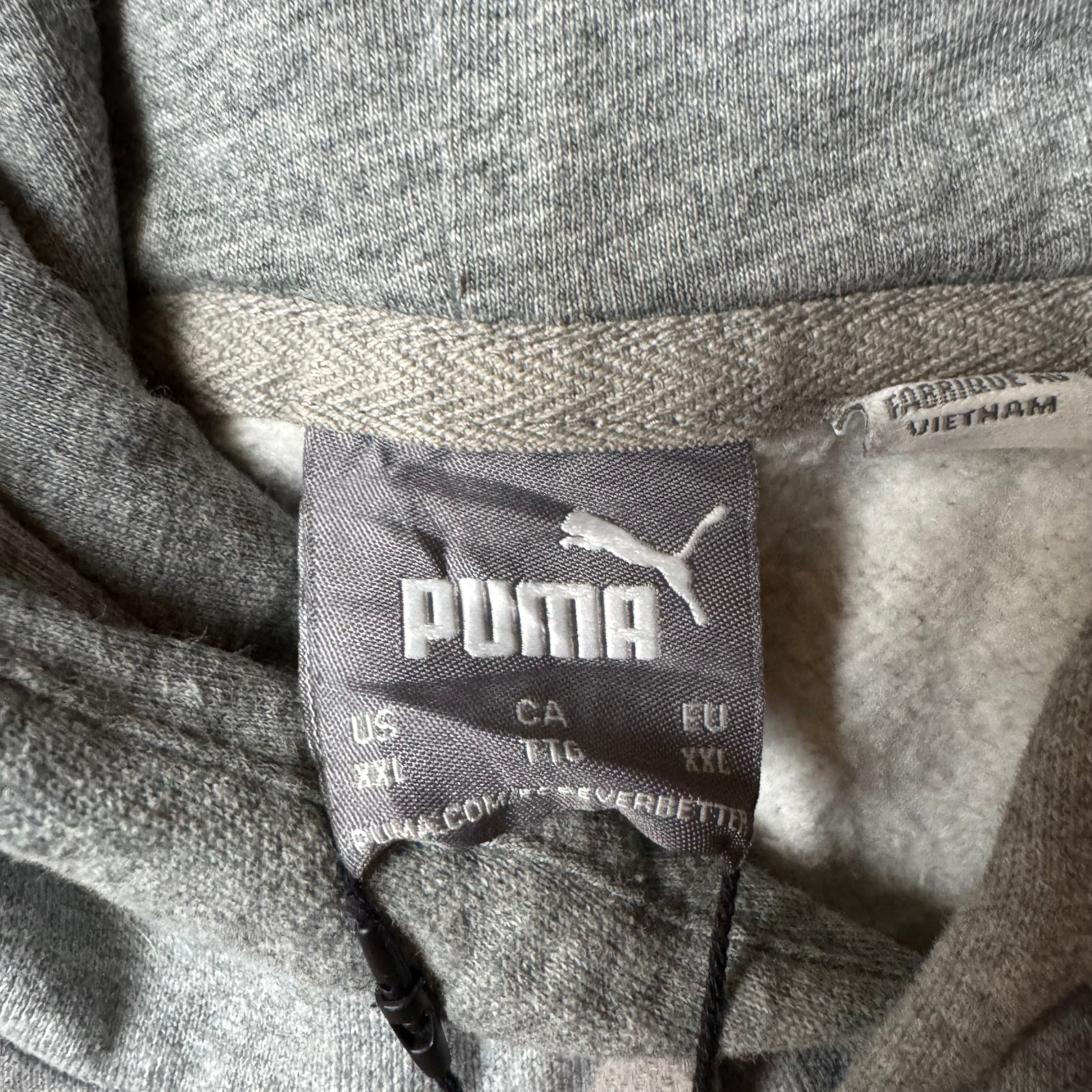 Grey Puma Hoodie - Size XXL