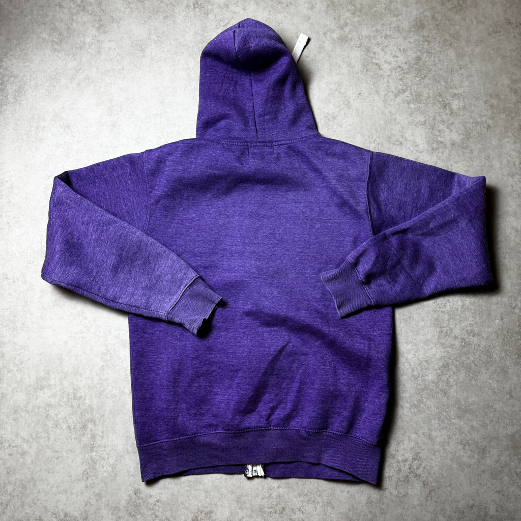 Purple Zip Up Converse Hoodie - S