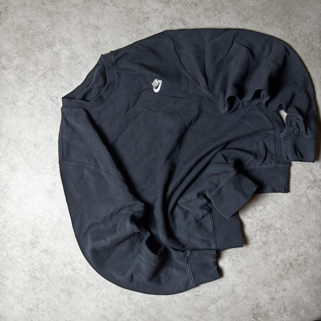 Black Nike Swoosh Sweatshirt - Size S