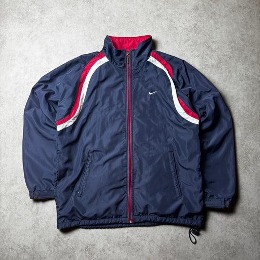 Navy Vintage Nike Windbreaker - M