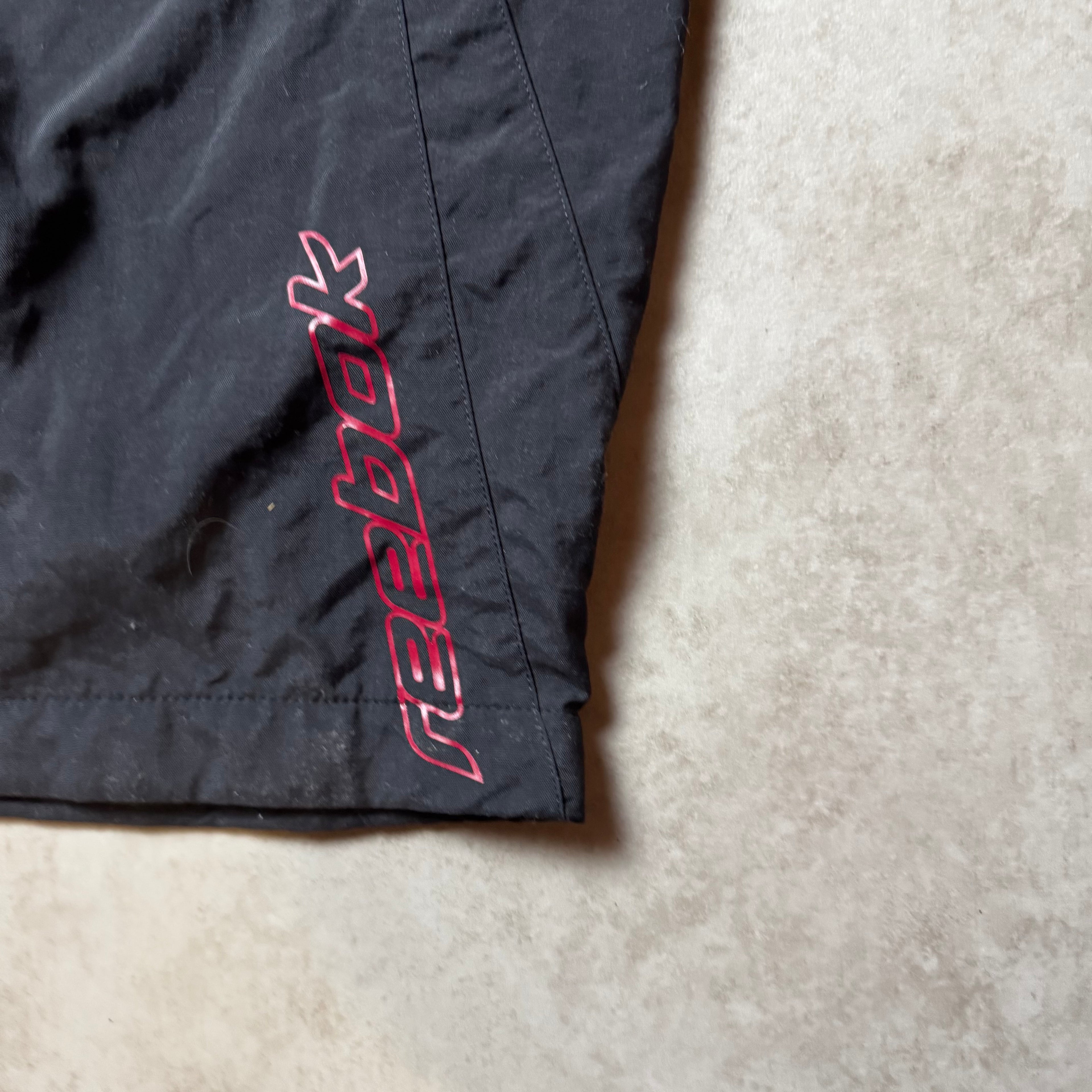 Black Reebok Vintage Baggy Trackpants - XL