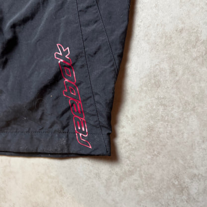 Black Reebok Vintage Baggy Trackpants - XL