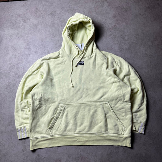 Mint Adidas Oversized Cropped Hoodie - L