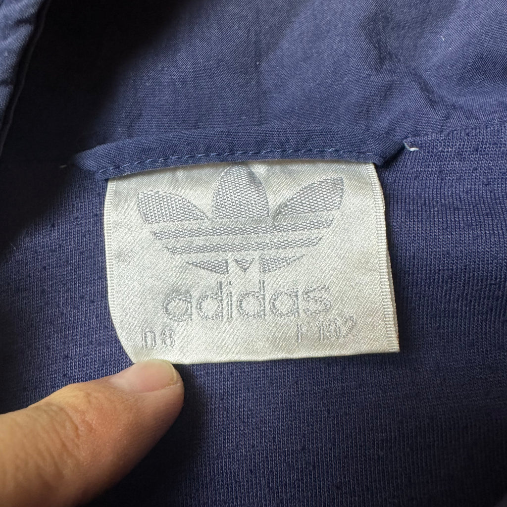 Navy Vintage Adidas Windbreaker - L