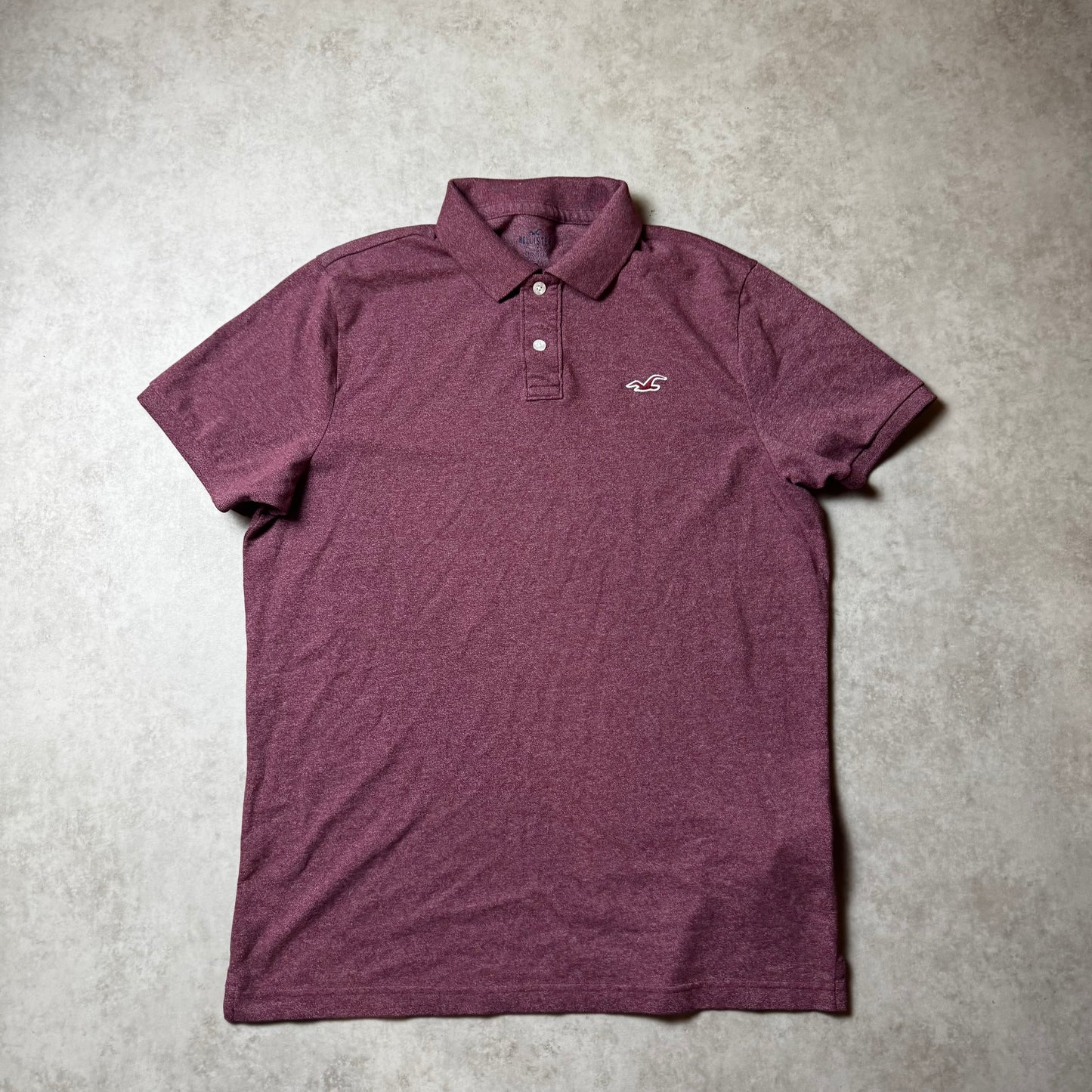 Dark Red Hollister Polo - XL