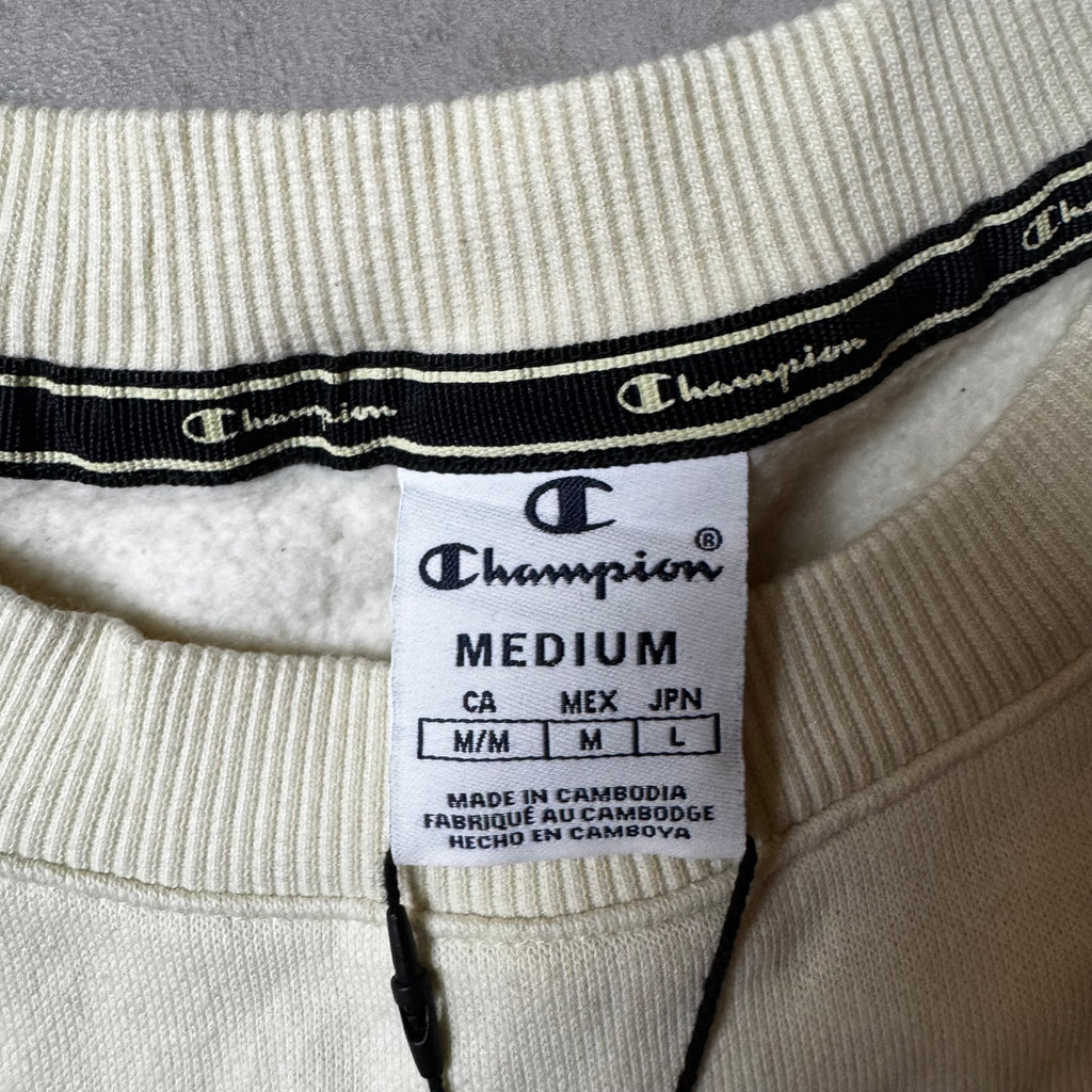 Beige Champion Sweatshirt - M