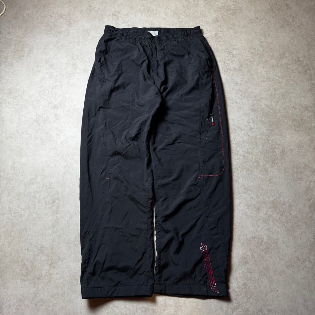 Black Reebok Vintage Baggy Trackpants - XL
