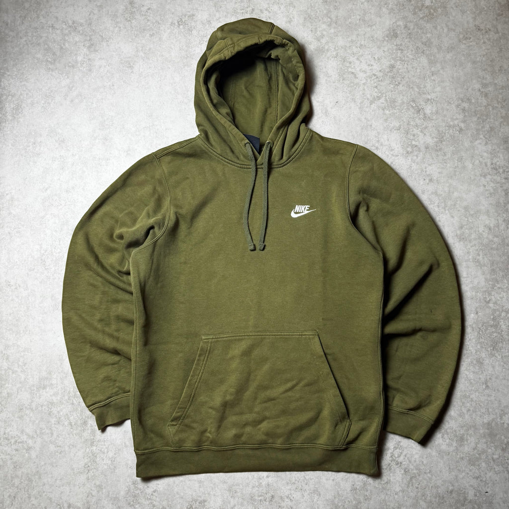Dark Green Nike Hoodie - S
