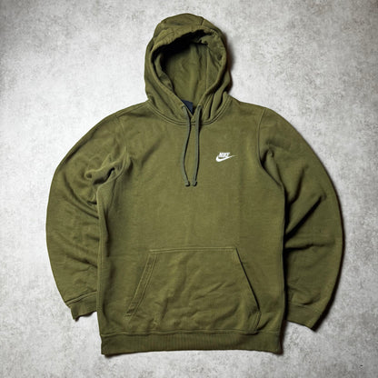 Dark Green Nike Hoodie - S