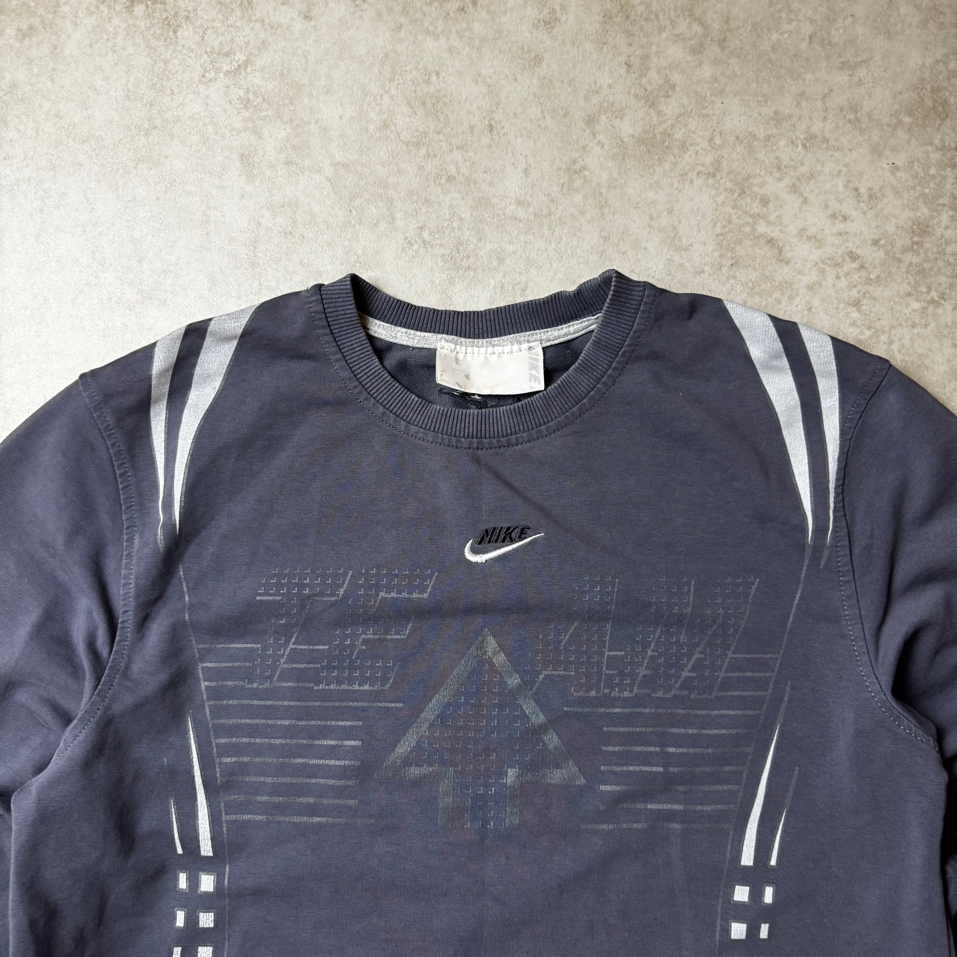 Gray Nike Vintage Sweatshirt - S