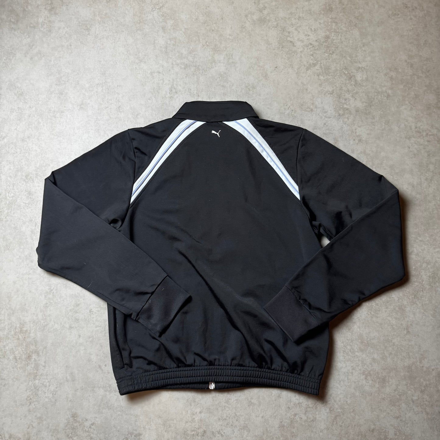 Black Zip Up Puma Hoodie - M