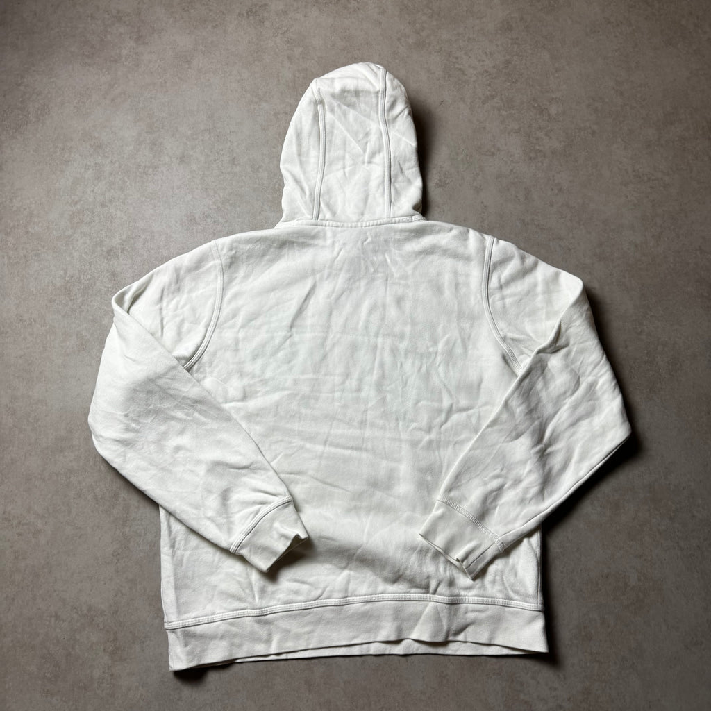 White Nike Hoodie - L
