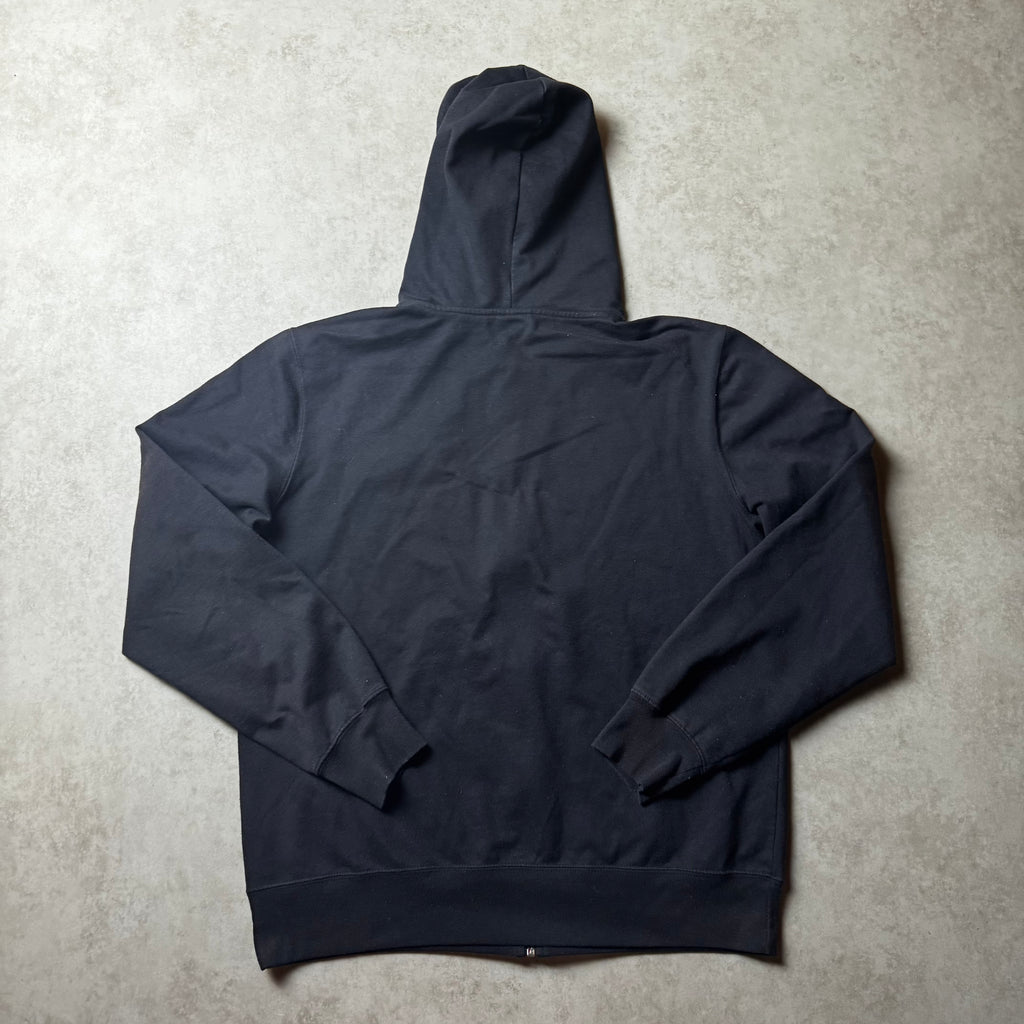 Black Champion Zip Up Hoodie - L