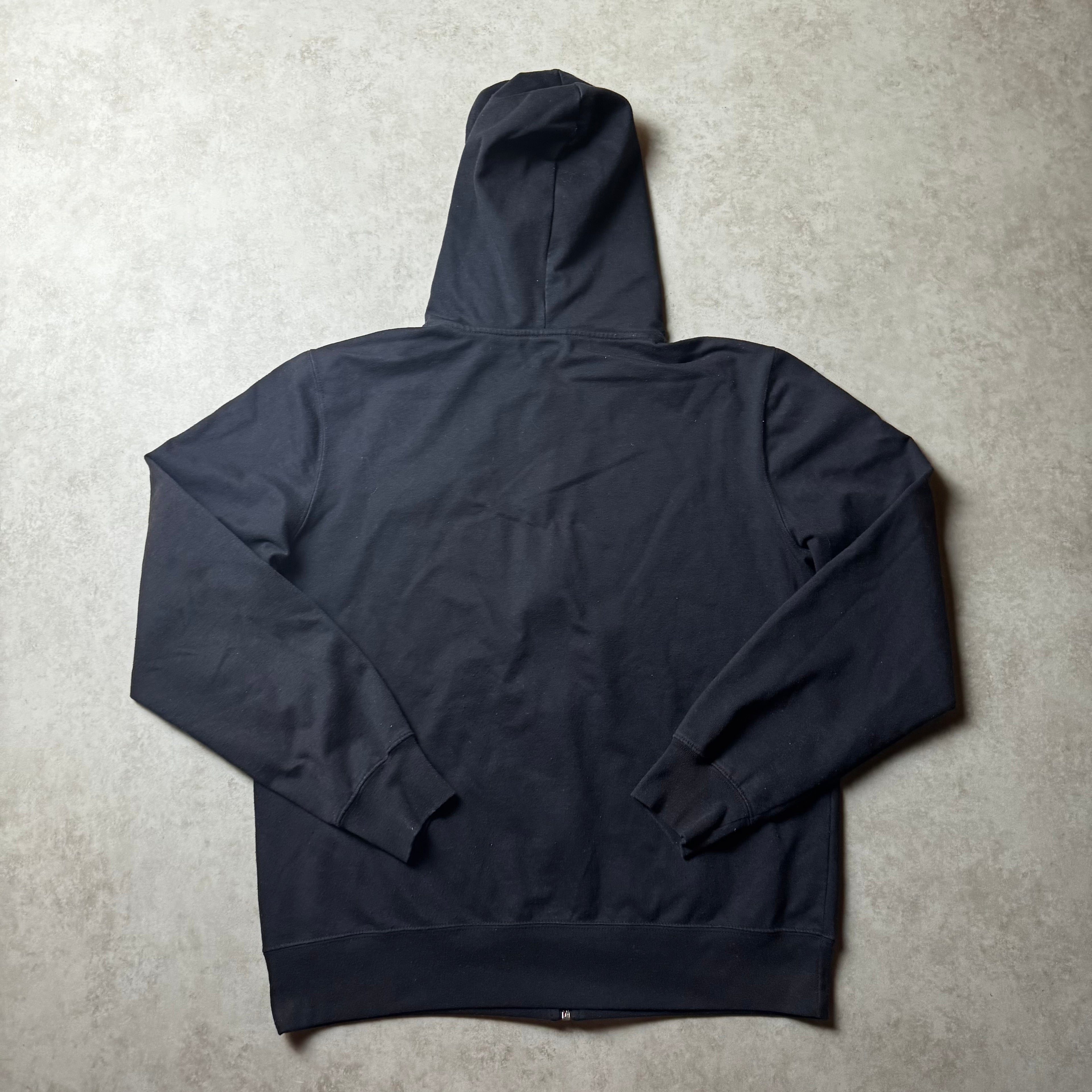 Black Champion Zip Up Hoodie - L