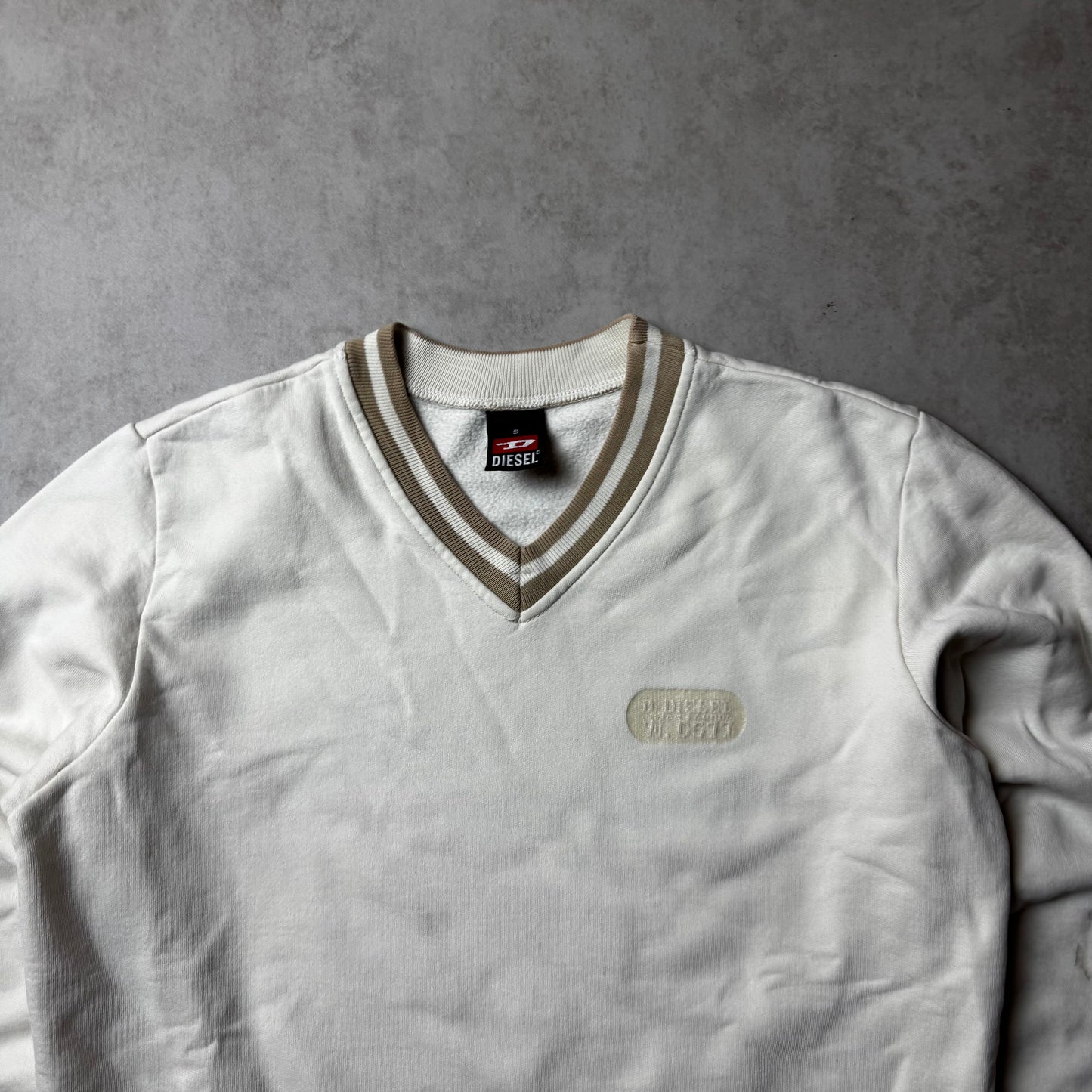 Beige Diesel Sweatshirt - S