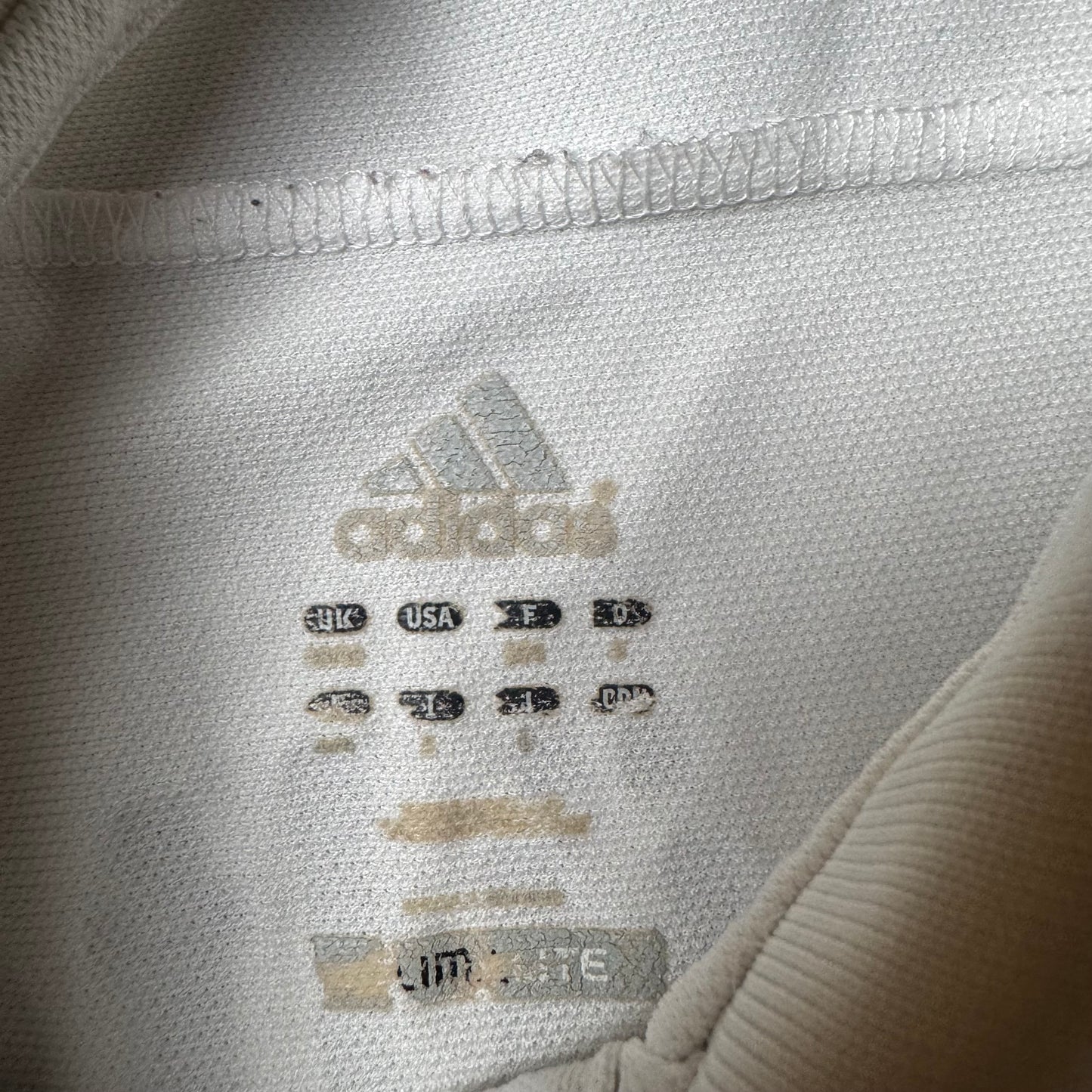 White Adidas Polo - M