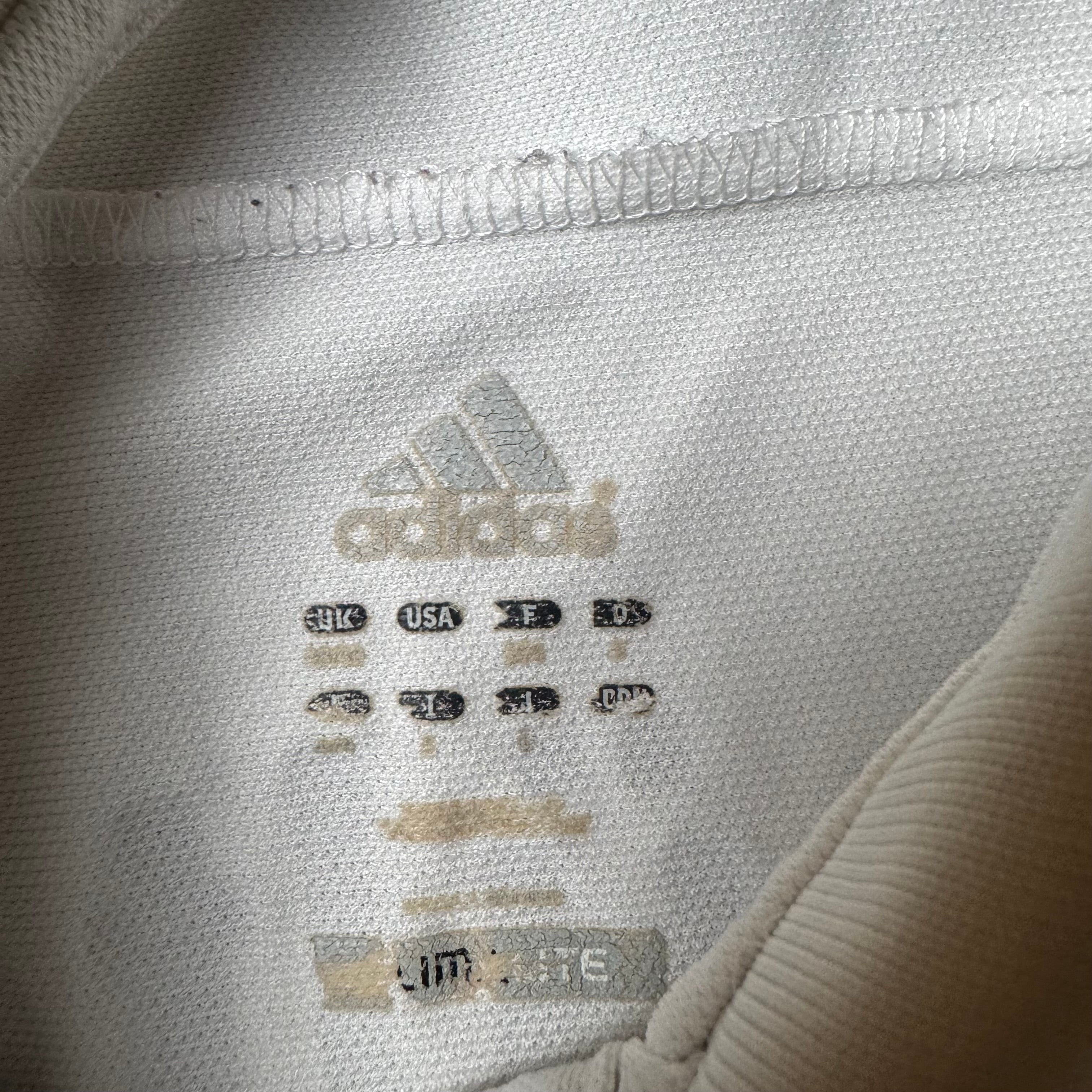 White Adidas Polo - M