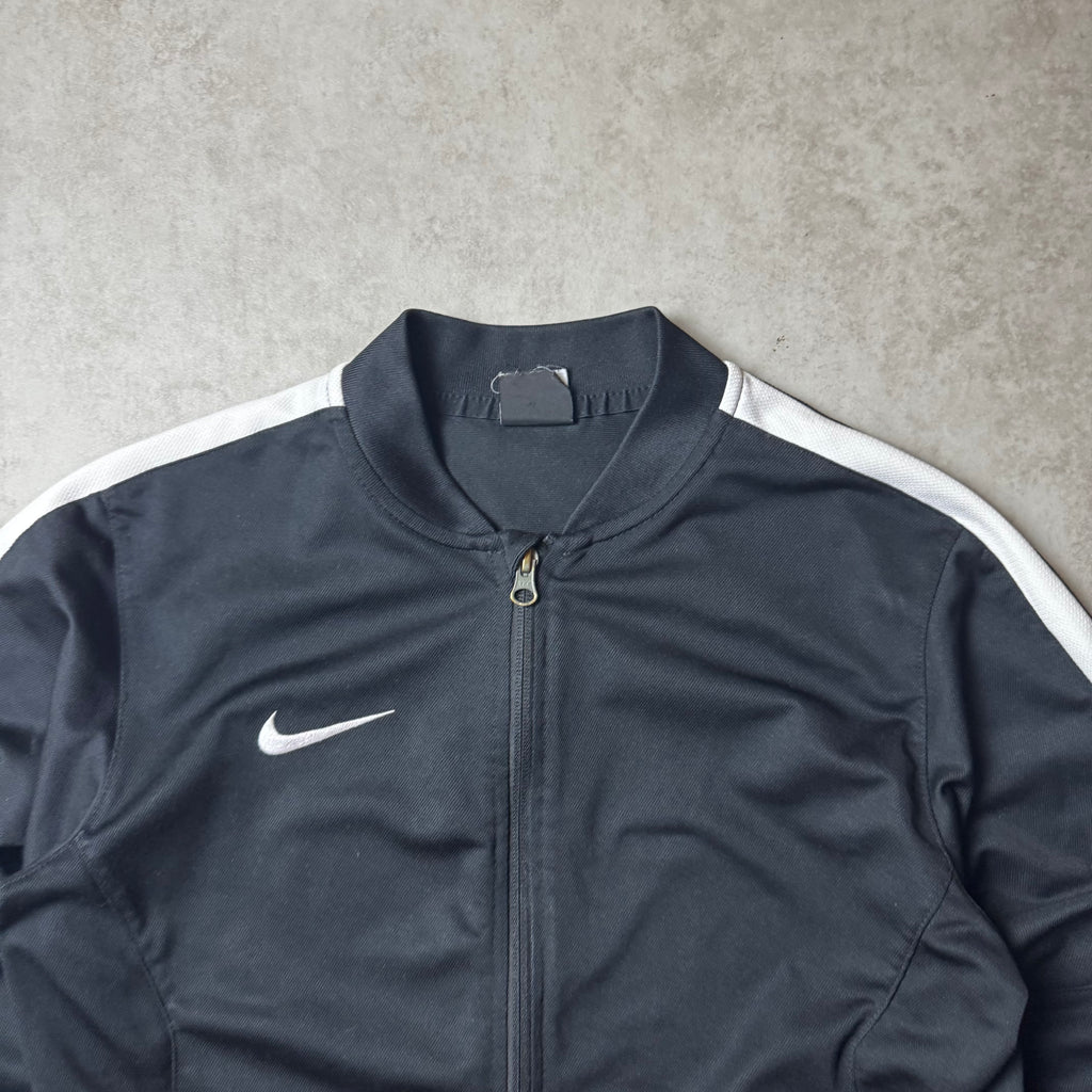 Black Nike Zip Up Hoodie - L