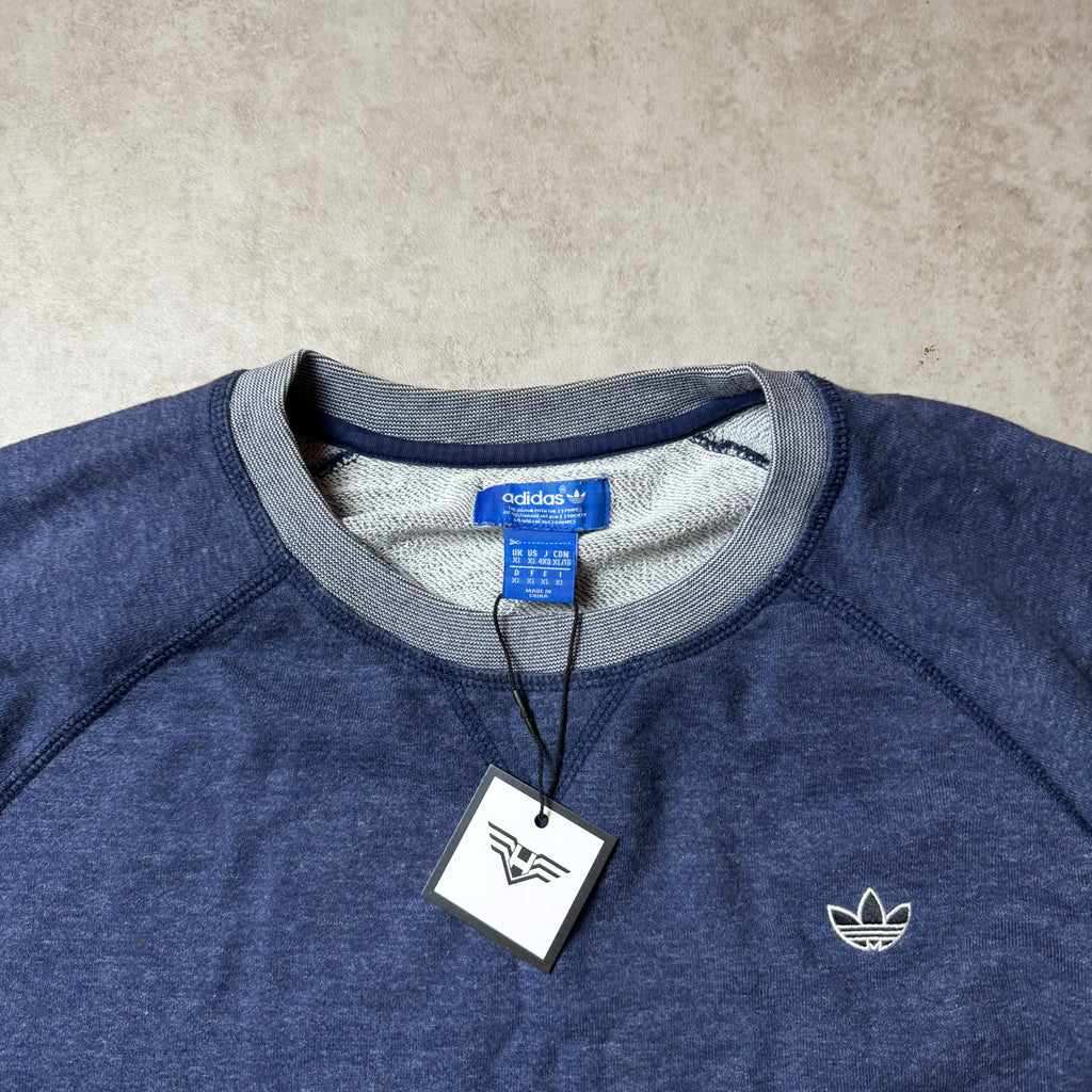 Gray Adidas Vintage Sweatshirt - XL