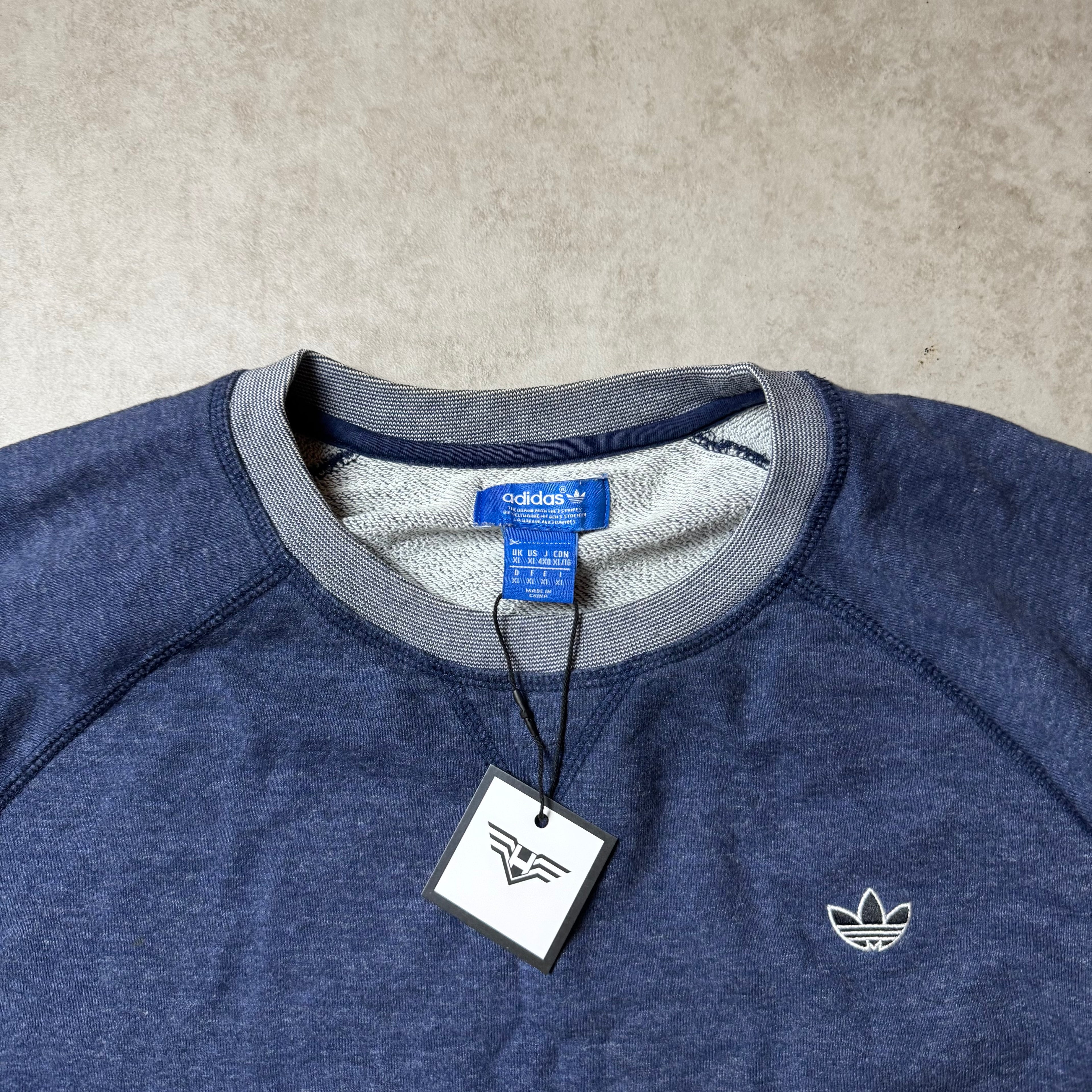 Gray Adidas Vintage Sweatshirt - XL