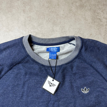 Gray Adidas Vintage Sweatshirt - XL