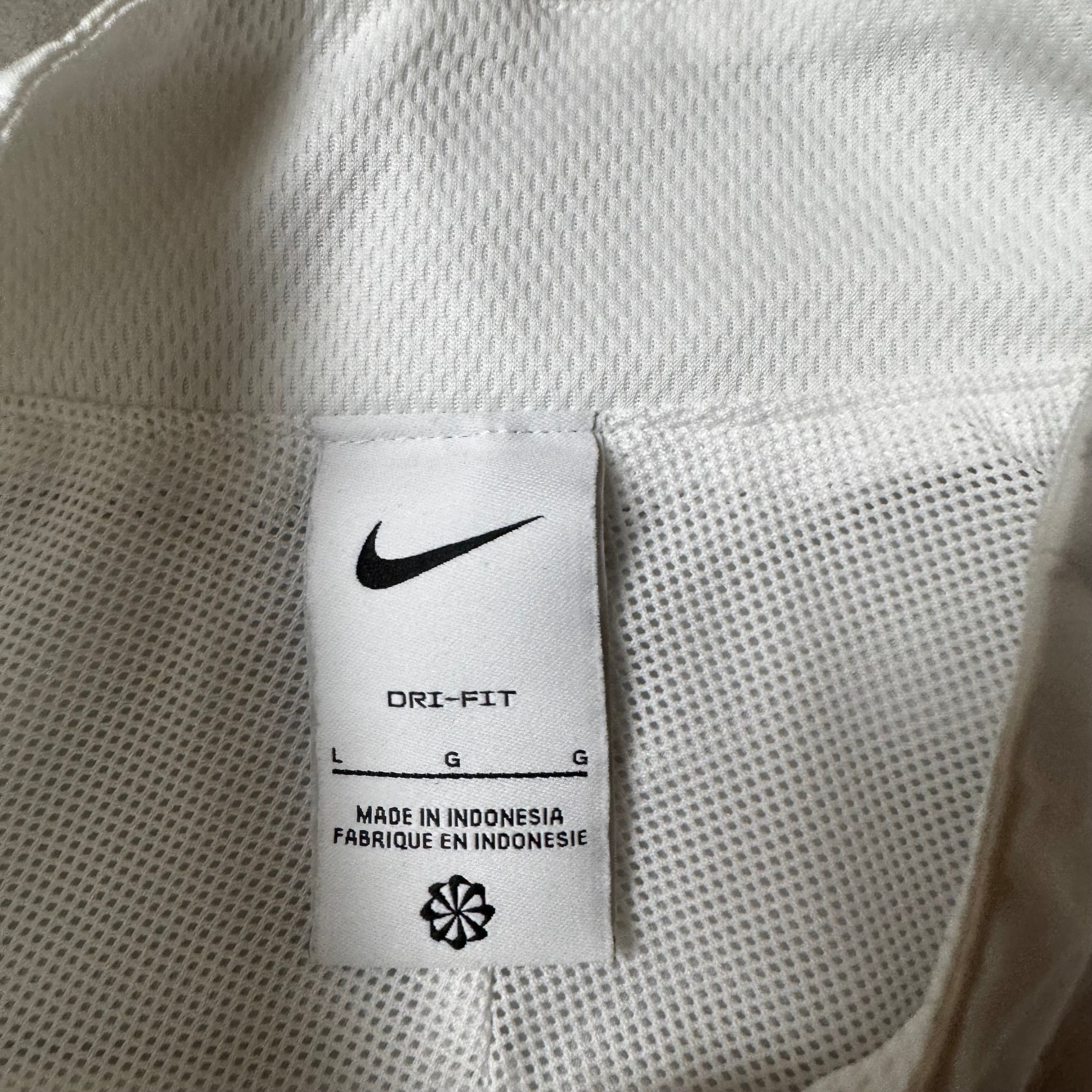 White Vintage Nike Windbreaker - L
