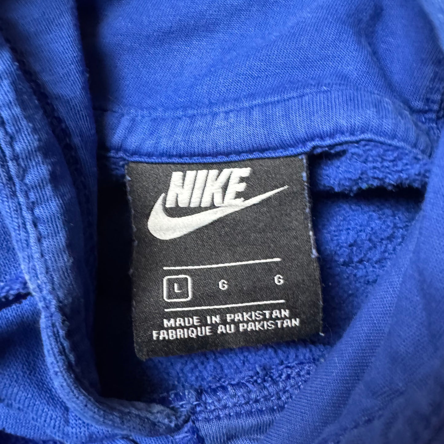 Blue Nike Vintage Hoodie - L
