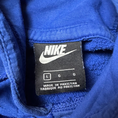 Blue Nike Vintage Hoodie - L