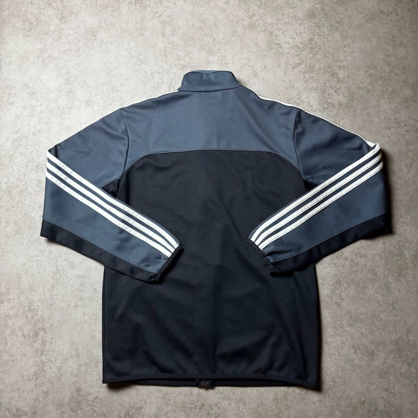 Gray Adidas Zip Up Hoodie - S