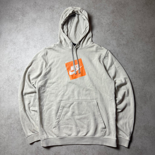 Beige Nike Hoodie - M