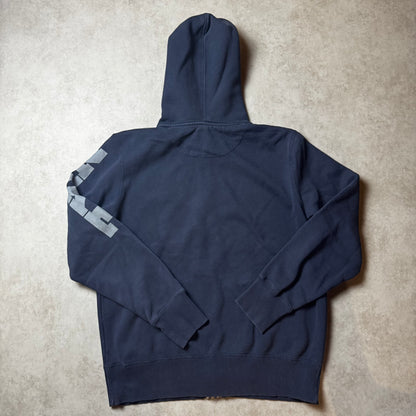 Navy Nike Zip Up Hoodie - L