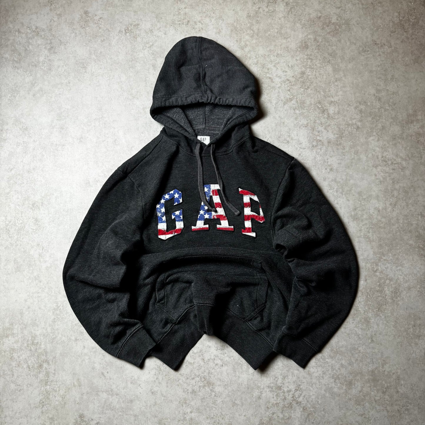 Black GAP Hoodie America - Size M