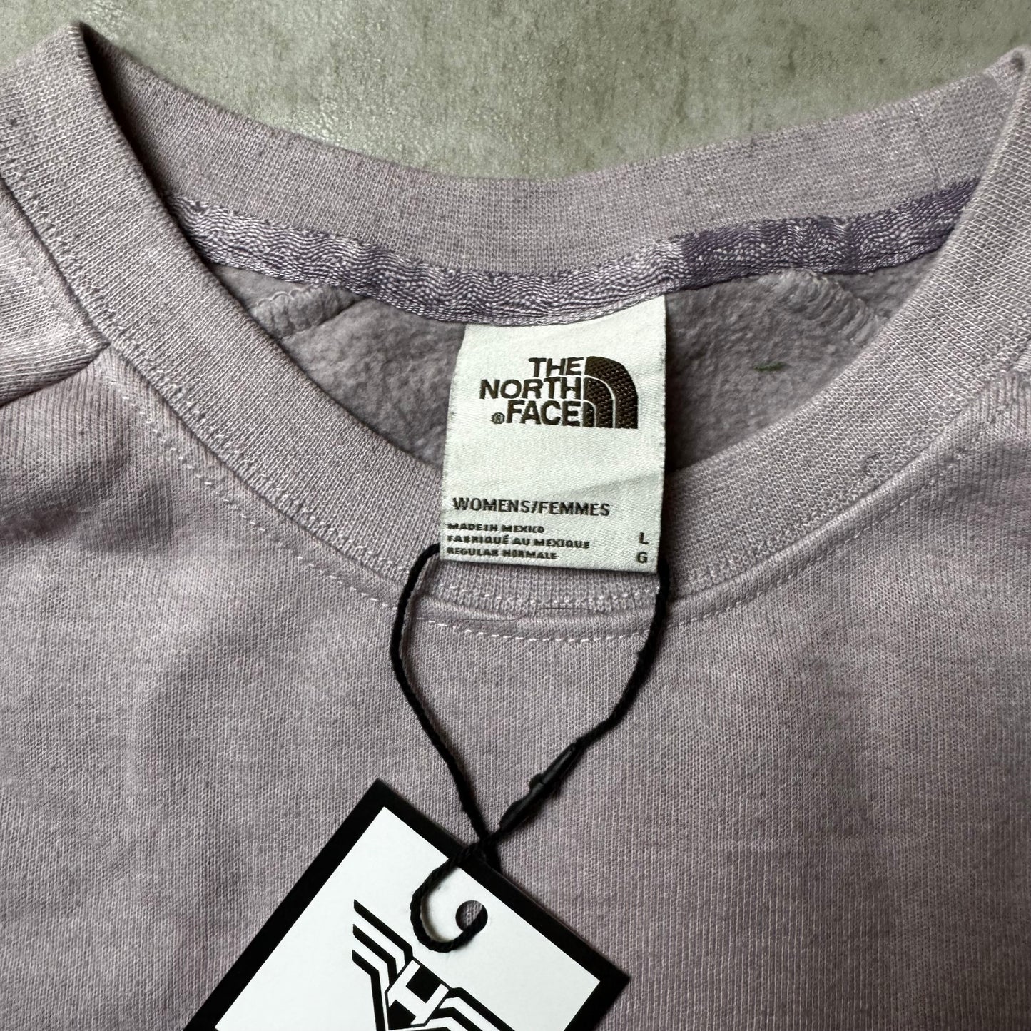Pink North Face Sweatshirt - Size L WMNS