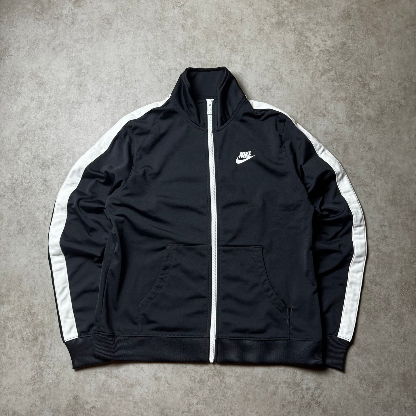 Black Nike Zip Up Hoodie - M