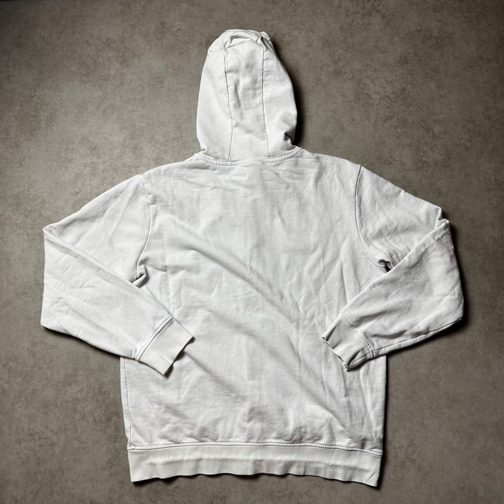 White Ellesse Zip Up Hoodie - XL (L)