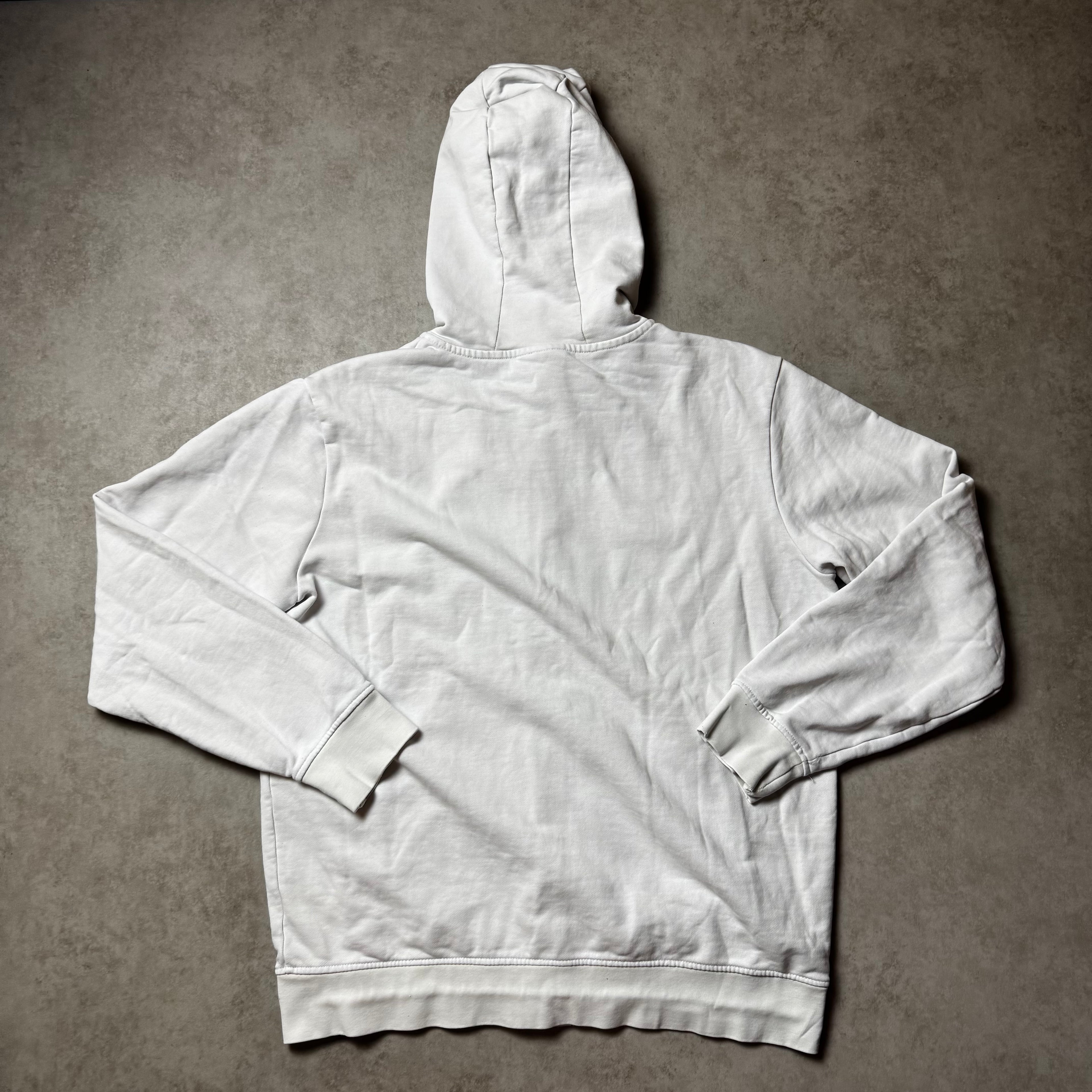 White Ellesse Zip Up Hoodie - XL (L)