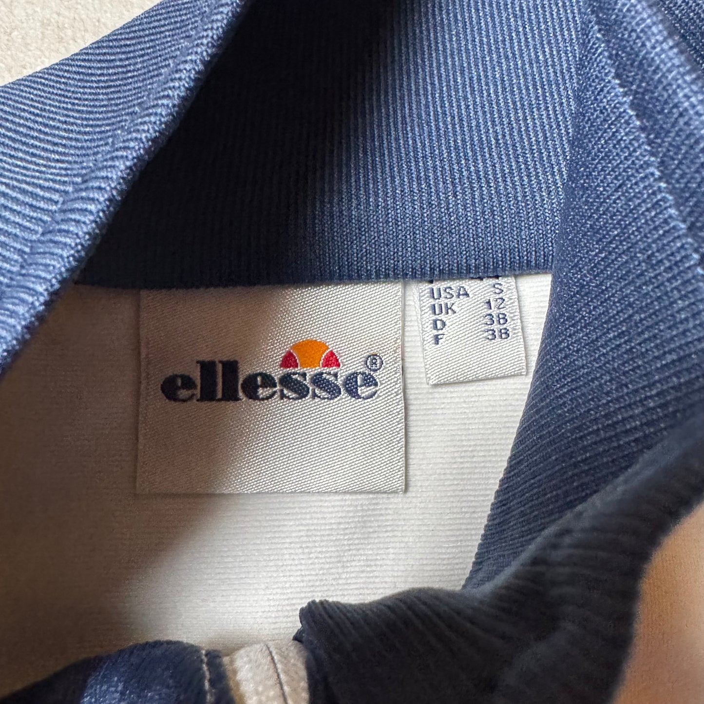 White Elesse Zip Up Hoodie - S