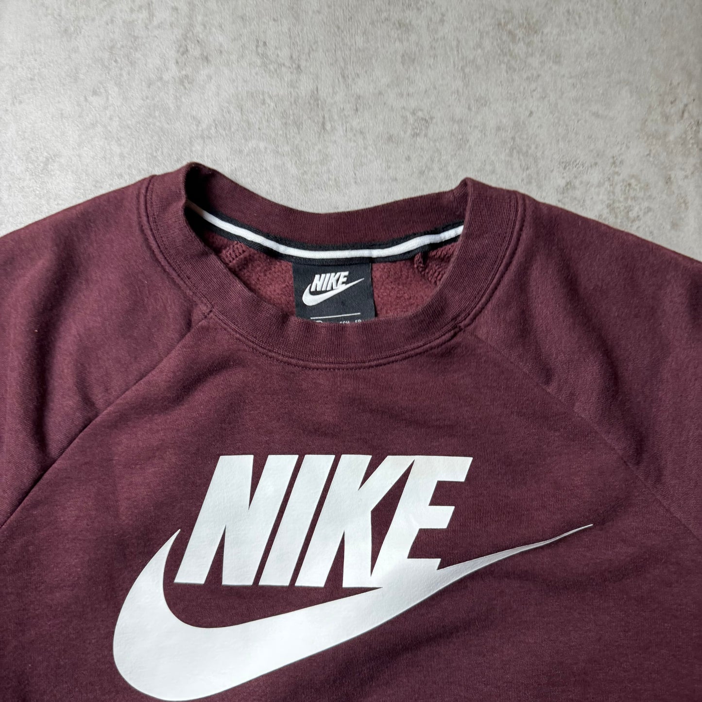 Dark Red Nike Sweatshirt - XS