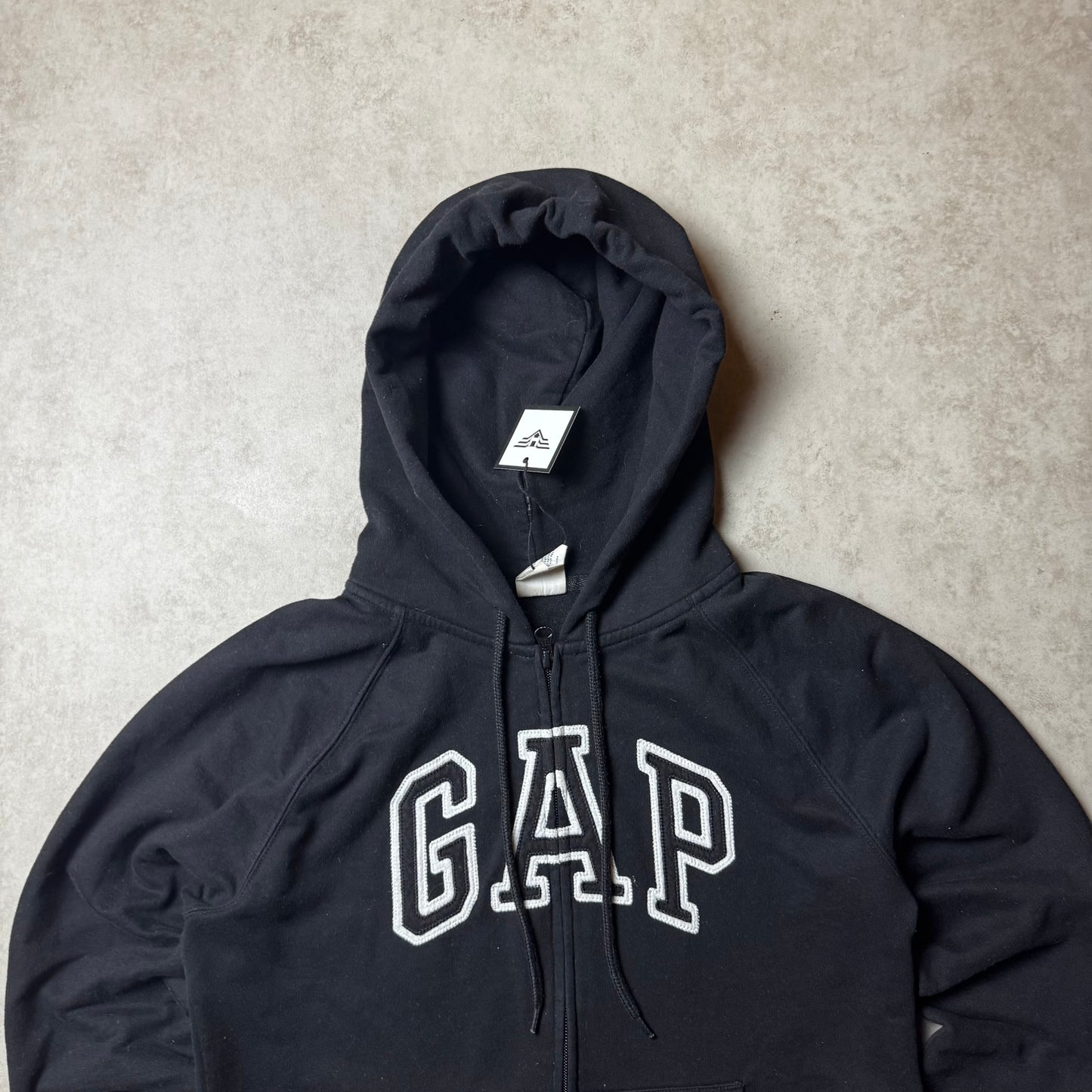 Black GAP Zip Up Hoodie - S