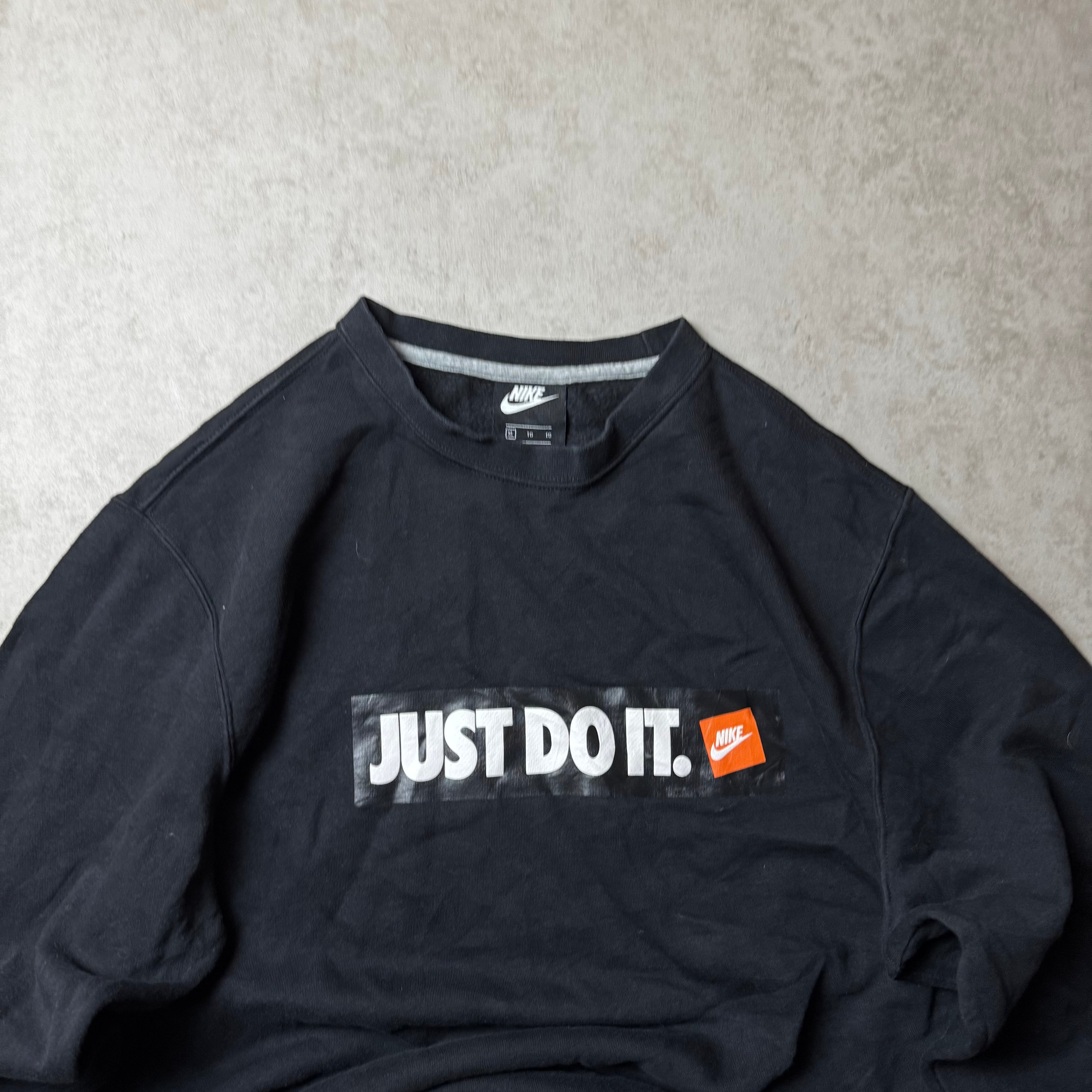 Black Nike Just Do It Sweatshirt - Size XL