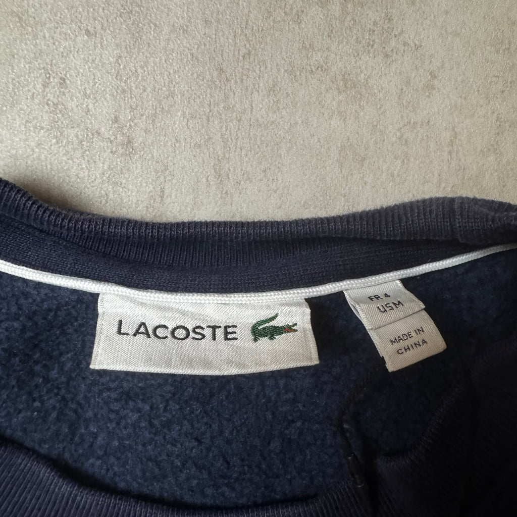 Dark Blue Lacoste Sweatshirt - Size M