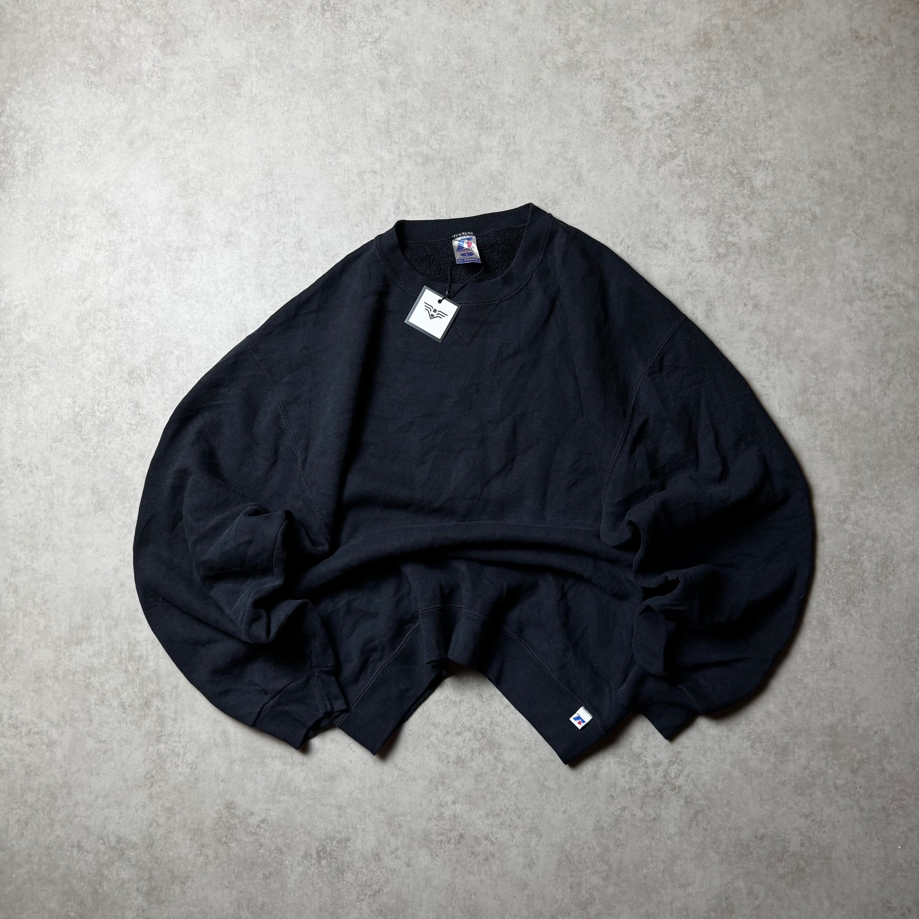 Black Russell Athletic Sweatshirt - Size L