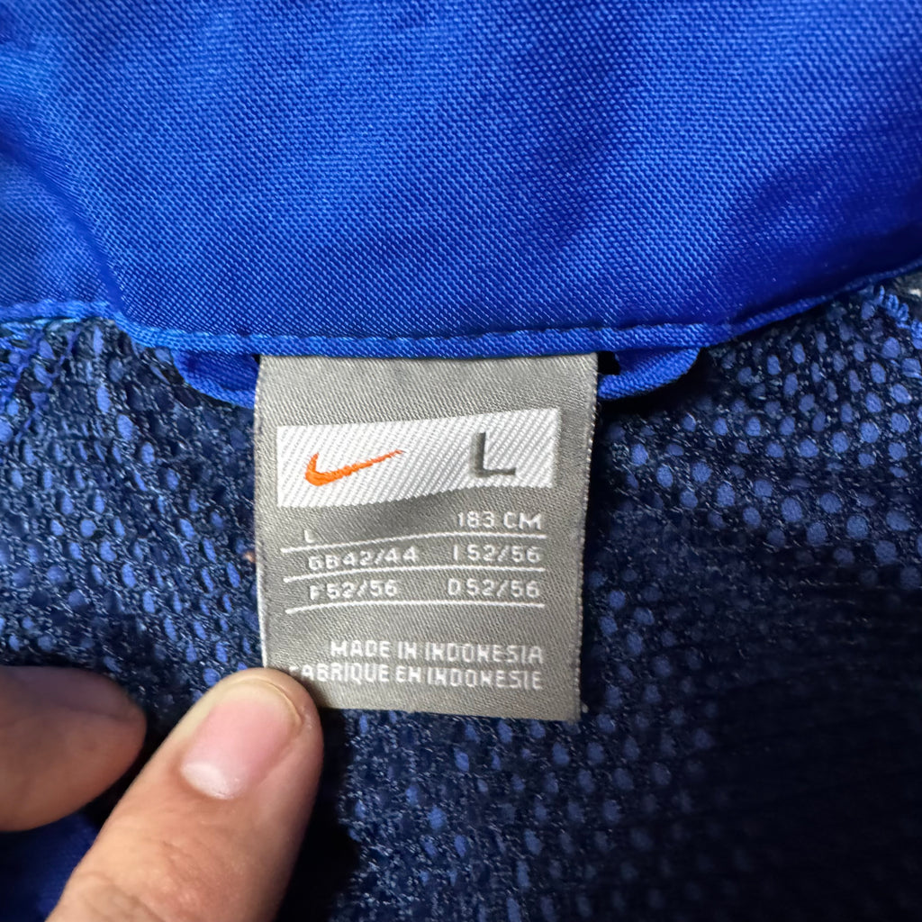 Blue Adidas Vintage Windbreaker - L