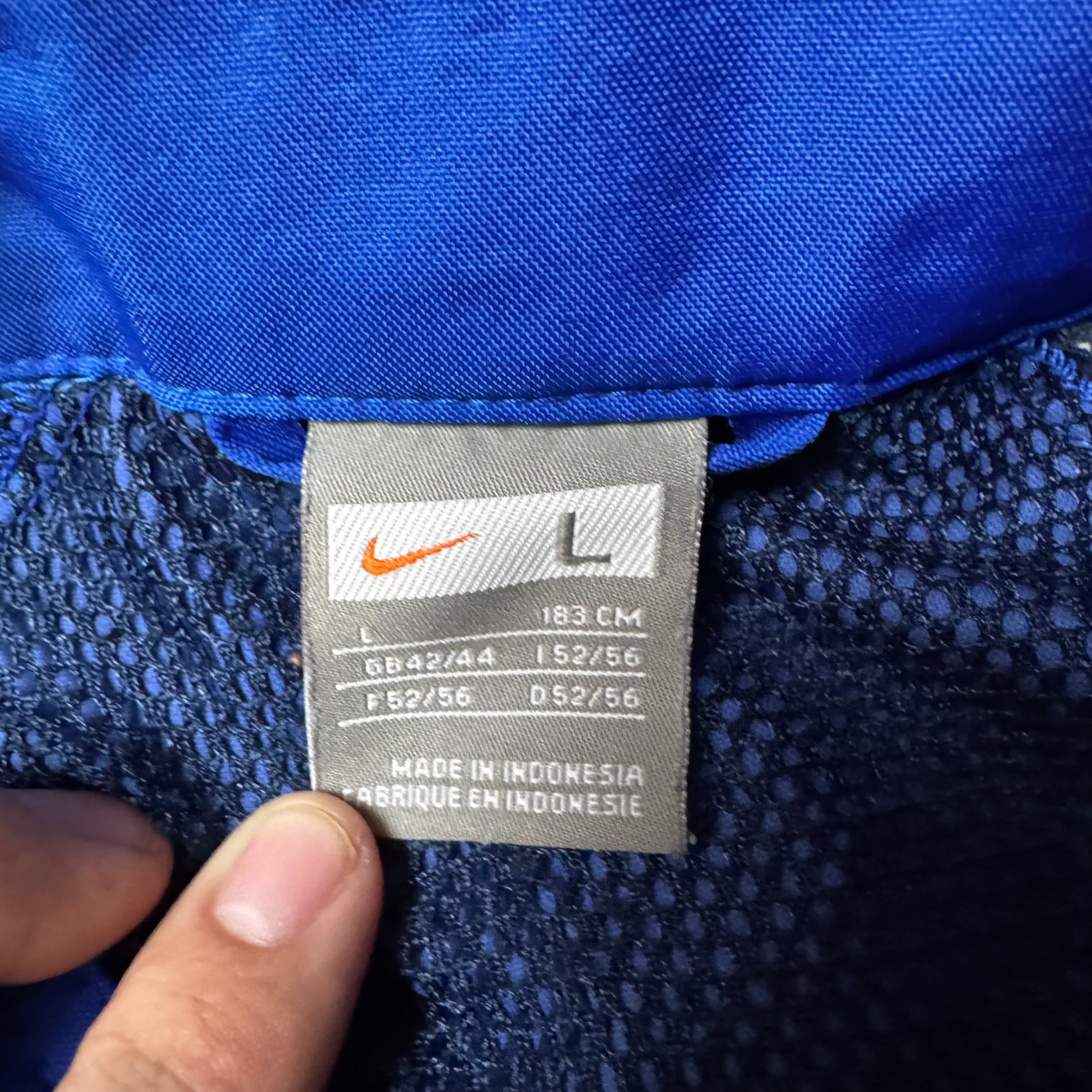 Blue Adidas Vintage Windbreaker - L