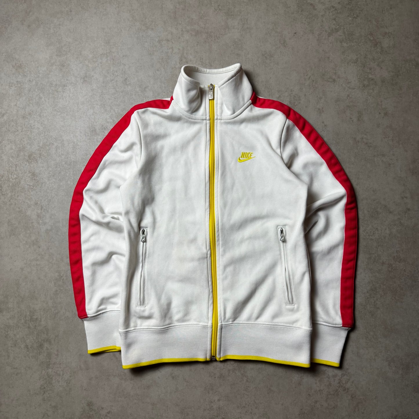White Nike Zip Up Hoodie - L (152-158)