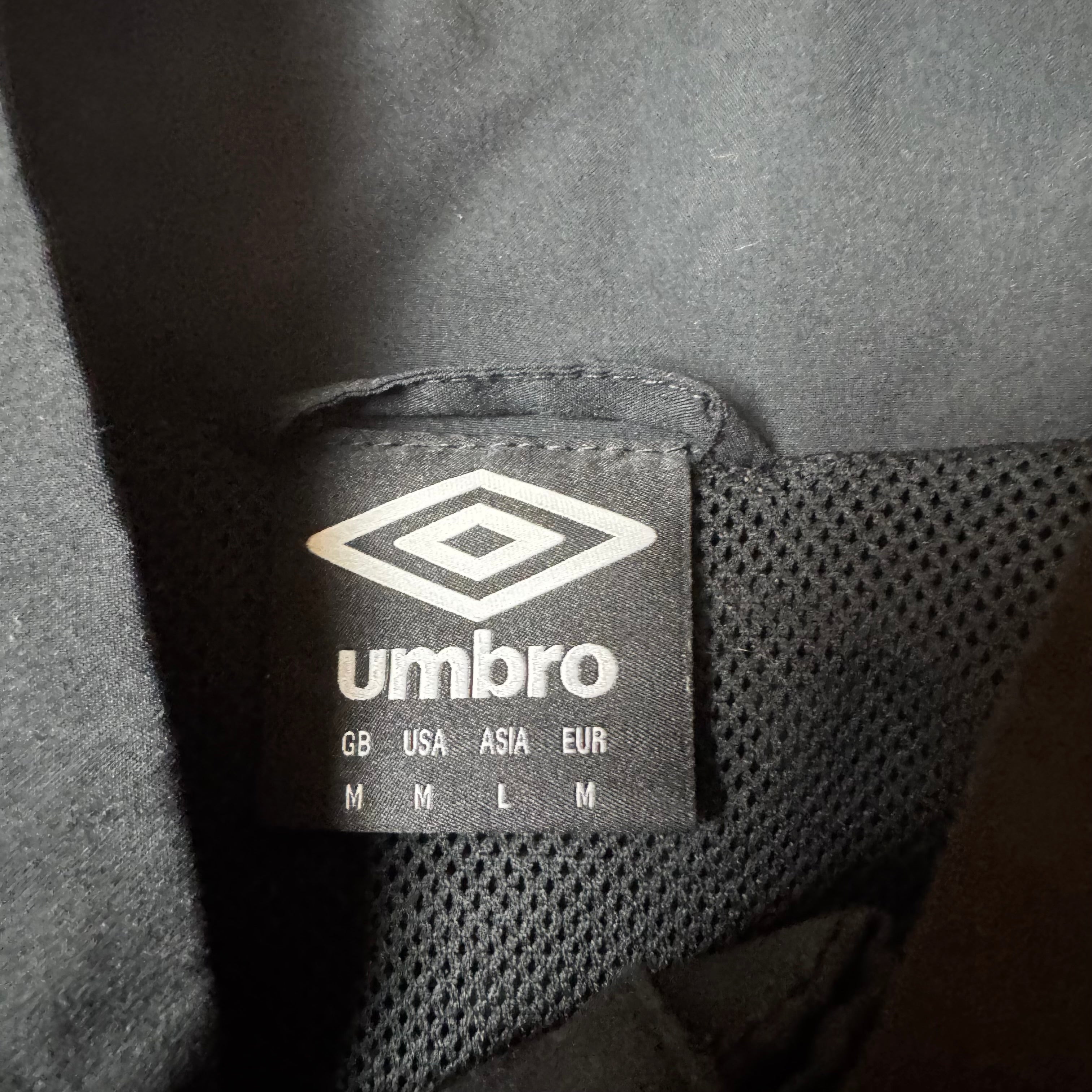Black Umbro Windbreaker - M